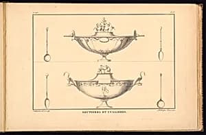 SOUPIÈRES ET CULLIÈRES. by Henri Sallembier, French, ca. 1753 - 1820