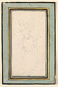 Standing Laundress by Luigi Vanvitelli, Italian, 1700 – 1773