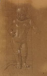 Standing Nude Child by William Page