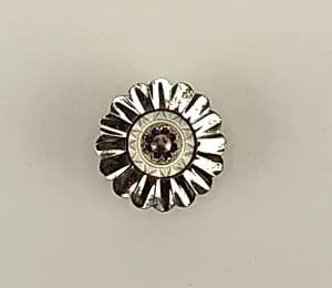Steel button by Unknown