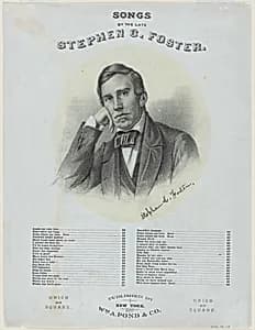 Stephen Collins Foster by Major & Knapp Lithography Company, active 1864 - c.1881