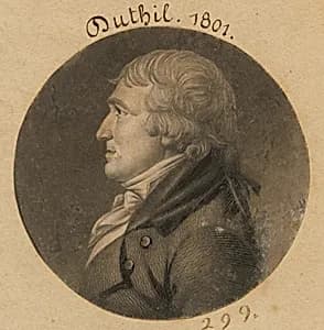 Stephen Dutilh by Charles Balthazar Julien Févret de Saint-Mémin, 12 Mar 1770 - 23 Jun 1852