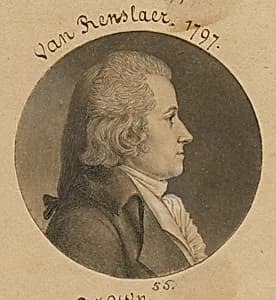 Stephen Van Rensselaer by Charles Balthazar Julien Févret de Saint-Mémin, 12 Mar 1770 - 23 Jun 1852