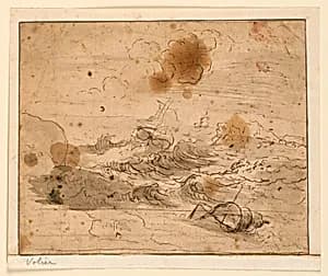 Stormy Seascape by Pierre-Jacques Volaire, French, 1729 - Before 1802