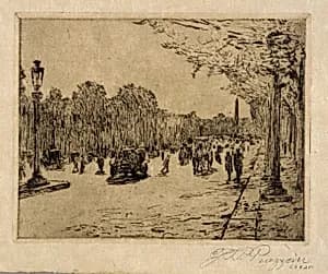 Street Scene by Gottardo Piazzoni