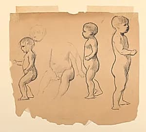 Studies of Putti by James Wells Champney, American, 1843–1903