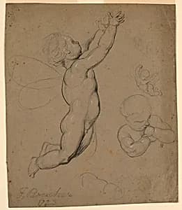 Studies of putti by François Boucher, French, 1703–1770