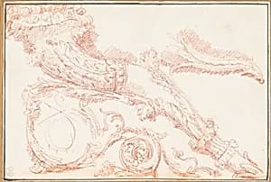 Study for panel of the Tribune by Jean-Robert Ango, French, active in Rome 1759 –1770, d. 1773