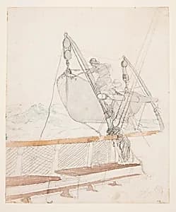 Study for "The Signal of Distress" by Winslow Homer, American, 1836–1910