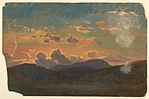 Study of clouds by William Stanley Haseltine, American, 1835–1900