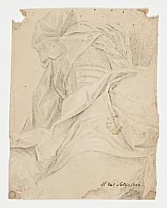 Study of Drapery by Giovani Gioseffo dal Sole, Italian, 1654 - 1719