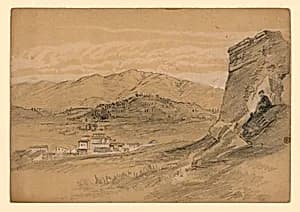 Study of landscape by William Trost Richards, American, 1833–1905