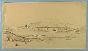 Study of landscape by William Stanley Haseltine, American, 1835–1900