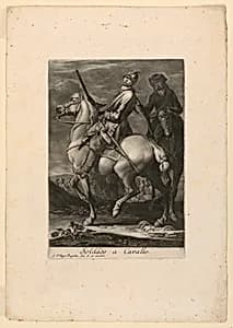 Suite of Cavalry Officers: Soldiers by Georg Philip Rugendas, German, 1666–1742
