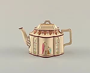 Teapot and cover by John Turner, Lane End, Staffordshire, England, 1759 - 1780
