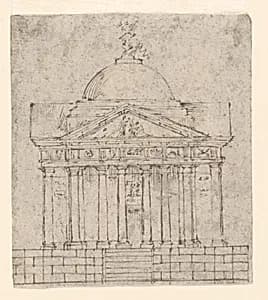 Tempietto Elevation by Unknown