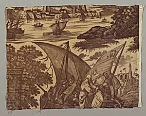 Textile fragment by Unknown