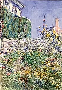 Thaxter's Garden by Childe Hassam