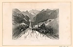 The Alps by John Sartain, American, 1808–1897