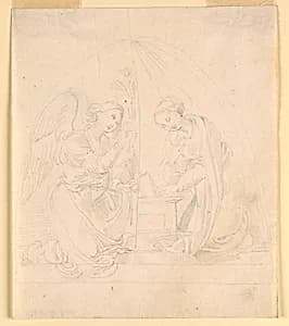 The Annunciation by Fortunato Duranti, Italian, 1787 - 1863