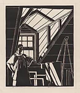 The Attic Window by Mildred McMillen, 1884 - 1940