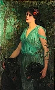 The Black Orchid by Frederick Stuart Church, Grand Rapids, MI 1842-New York City 1924