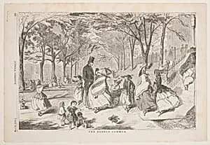 The Boston Common by Winslow Homer, American, 1836–1910