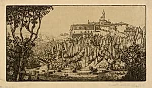 The Certosa, Florence by Donald Shaw MacLaughlan