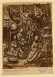 The Charity of Saint Nicholas by Jan van der Straet, called Stradanus, Flemish, 1523–1605