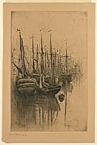 The Decks by Mortimer L. Menpes, Australian, active London, England, 1860 – after 1915