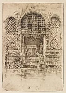 The Doorway by James McNeill Whistler (1834-1903)