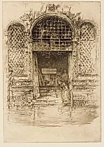 The Doorway by James McNeill Whistler (1834-1903)