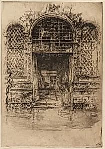 The Doorway by James McNeill Whistler (1834-1903)