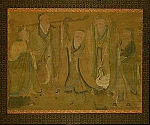 The Five Ancients by Formerly attributed to Li Congxun (active early 12th century)