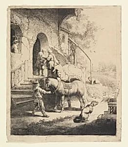 The Good Samaritan by Rembrandt Harmensz van Rijn, Dutch, 1606–1669