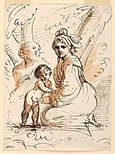 The Holy Family by Fortunato Duranti, Italian, 1787 - 1863