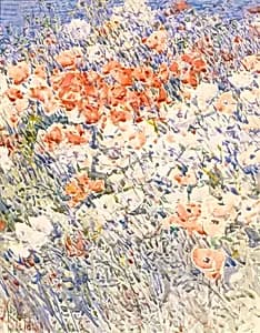 The Island Garden by Childe Hassam