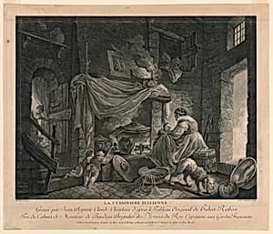 The Italian Cook by Jean-Baptiste-Claude Chatelain, French, 1710 - 1771