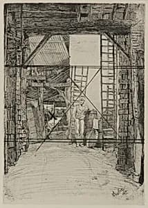 The Lime-Burner by James McNeill Whistler (1834-1903)