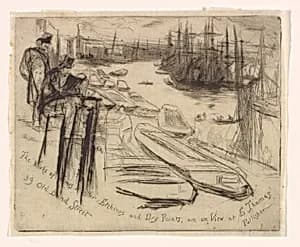 The Little Pool by James McNeill Whistler (1834-1903)