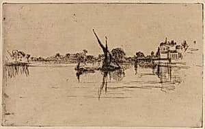 The Little Putney by James McNeill Whistler (1834-1903)