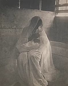 The Manger by Gertrude Kasebier