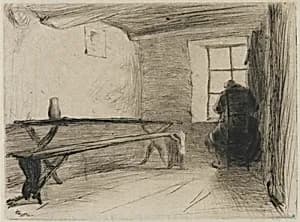 The Miser by James McNeill Whistler (1834-1903)