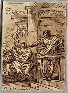 The Nativity by Felice Giani, Italian, 1758–1823