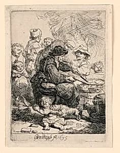 The Pancake Woman by Rembrandt Harmensz van Rijn, Dutch, 1606–1669