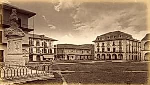 The Plaza, Panama by Eadweard Muybridge