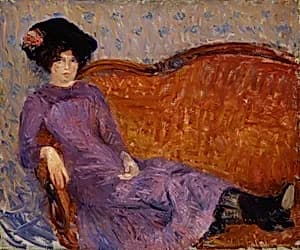 The Purple Dress by William Glackens