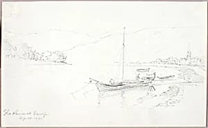 The Rhine at Camp by George Elbert Burr