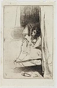 The Slipper by James McNeill Whistler (1834-1903)