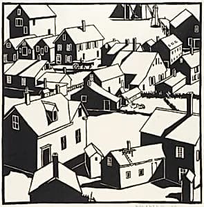 The Town by Mildred McMillen